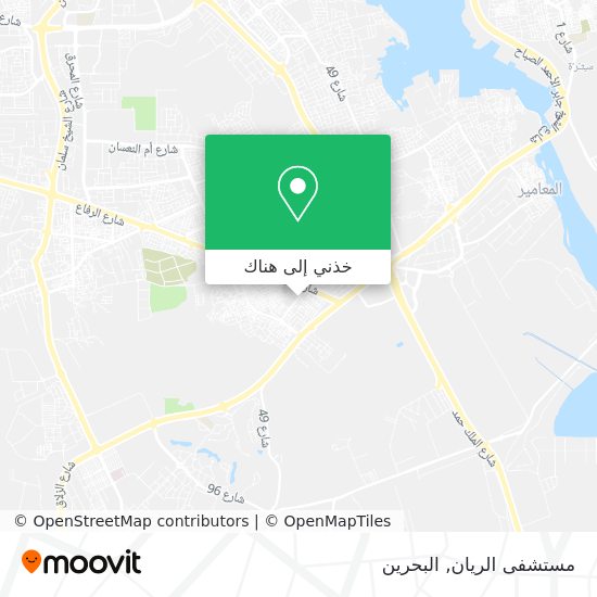خريطة مستشفى الريان