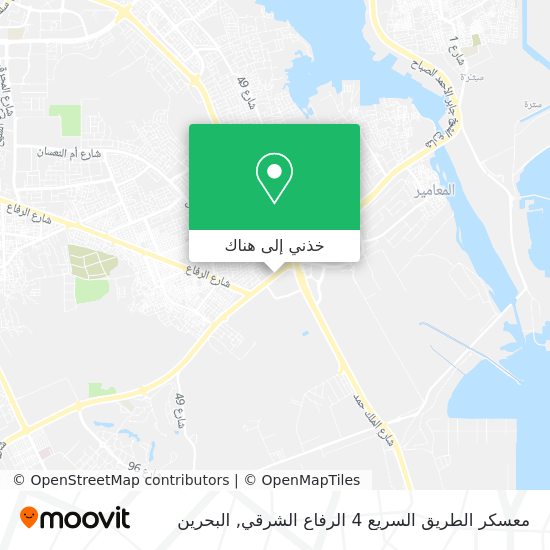 خريطة معسكر الطريق السريع 4 الرفاع الشرقي