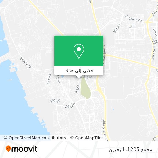 خريطة مجمع 1205