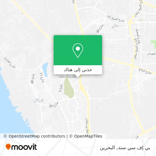 خريطة بي إف سي سند