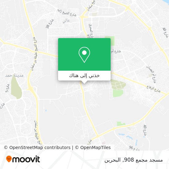 خريطة مسجد مجمع 908