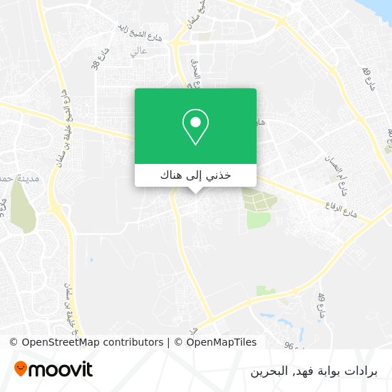 خريطة برادات بوابة فهد