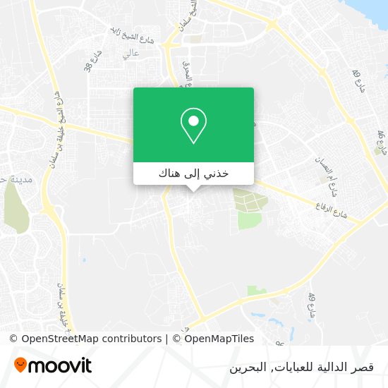 خريطة قصر الدالية للعبايات