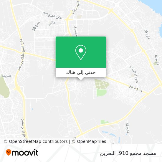 خريطة مسجد مجمع 910