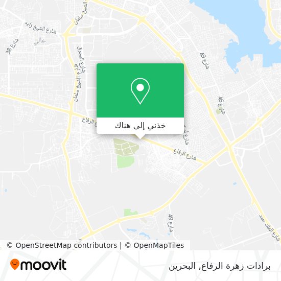 خريطة برادات زهرة الرفاع