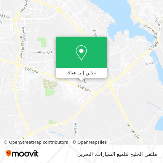 خريطة ملتقى الخليج لتلميع السيارات