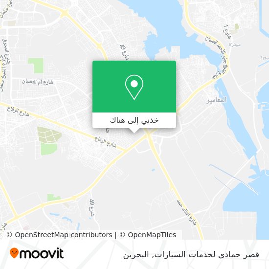 خريطة قصر حمادي لخدمات السيارات