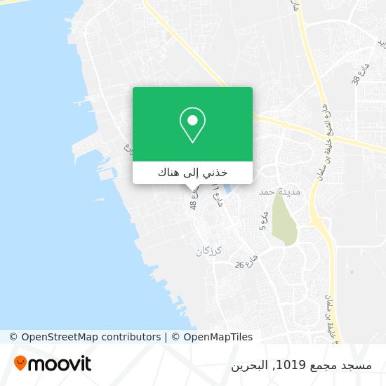 خريطة مسجد مجمع 1019
