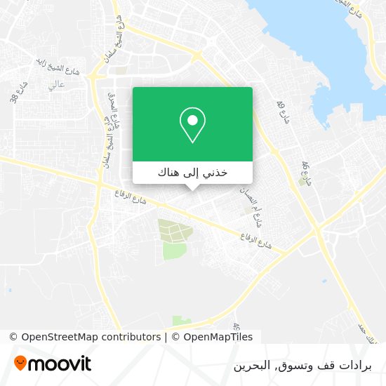 خريطة برادات قف وتسوق