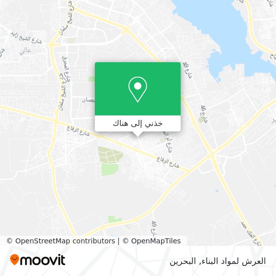 خريطة العرش لمواد البناء