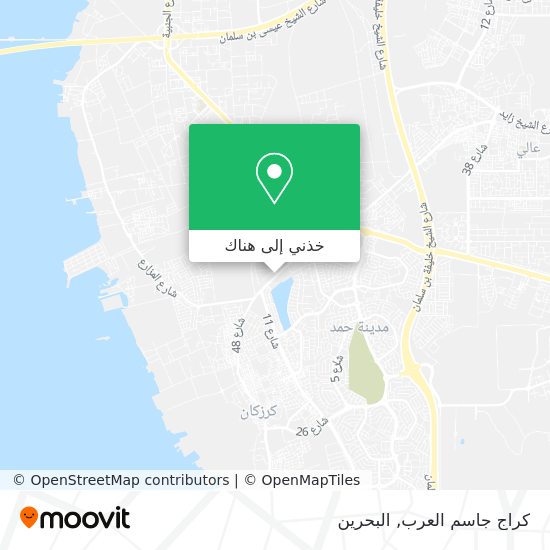خريطة كراج جاسم العرب