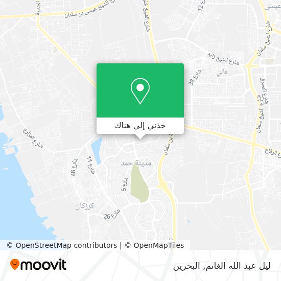 خريطة ليل عبد الله الغانم