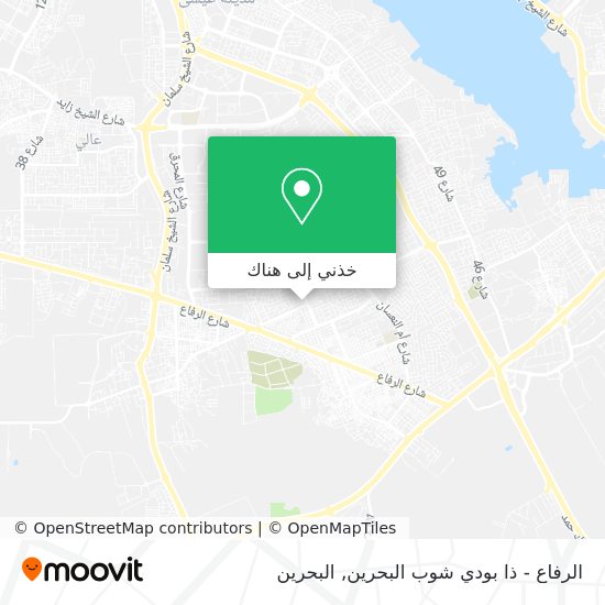 خريطة الرفاع - ذا بودي شوب البحرين