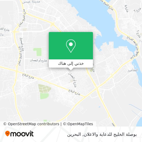 خريطة بوصلة الخليج للدعاية والاعلان