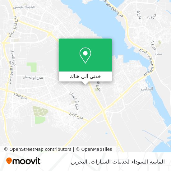 خريطة الماسة السوداء لخدمات السيارات