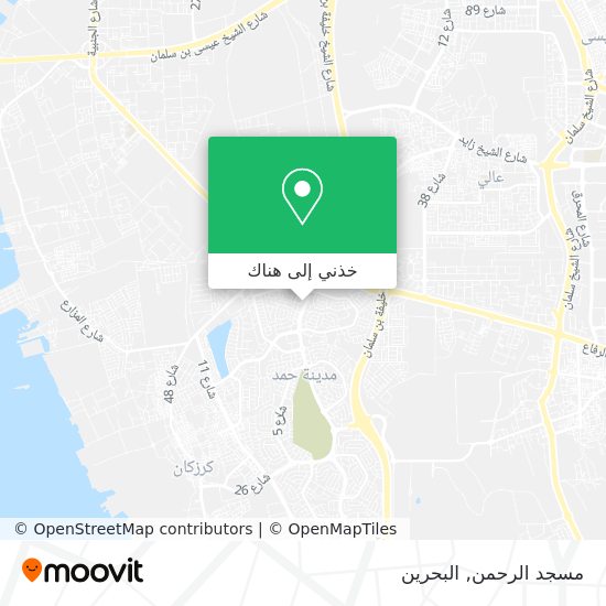 خريطة مسجد الرحمن