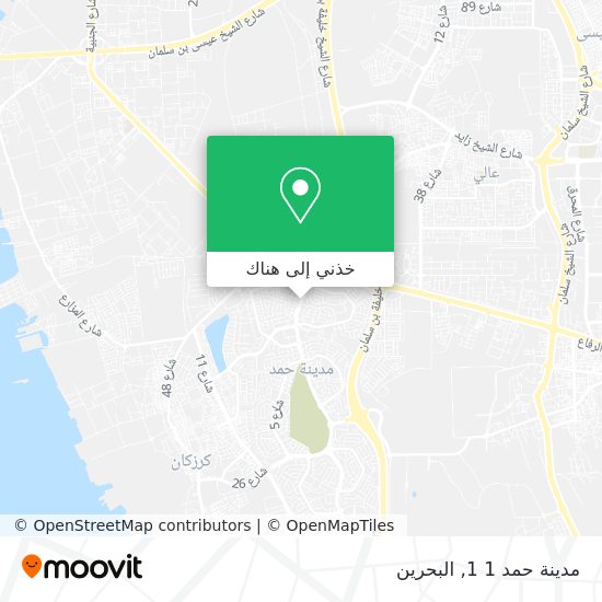 خريطة مدينة حمد 1 1