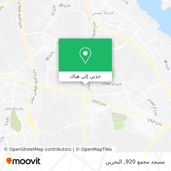 خريطة مسجد مجمع 920