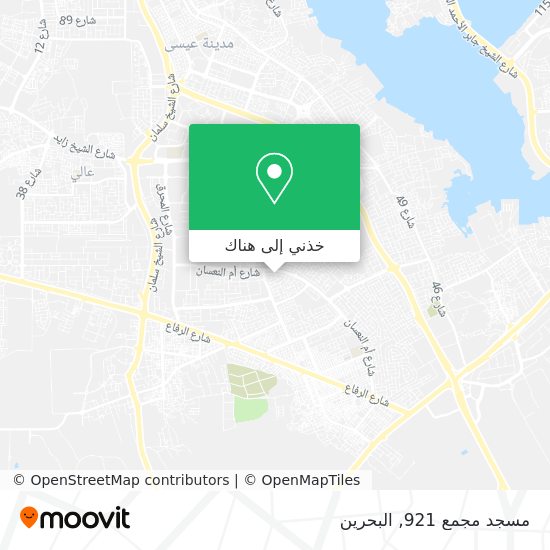 خريطة مسجد مجمع 921