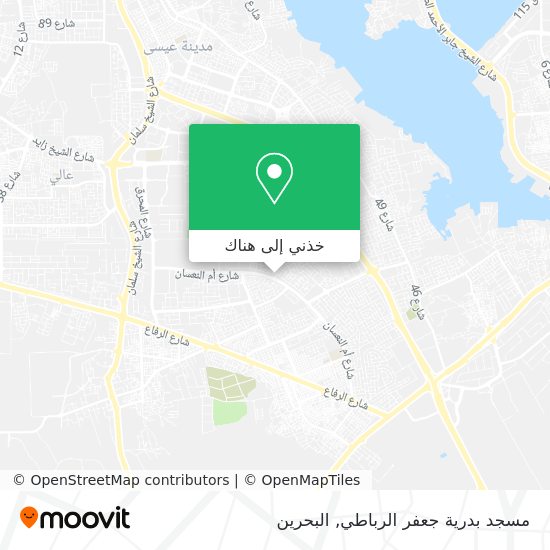 خريطة مسجد بدرية جعفر الرباطي