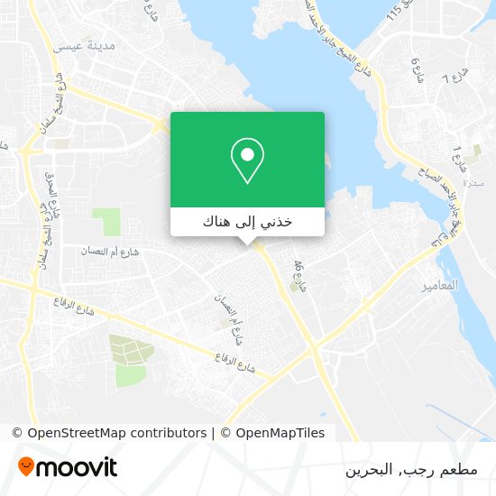 خريطة مطعم رجب
