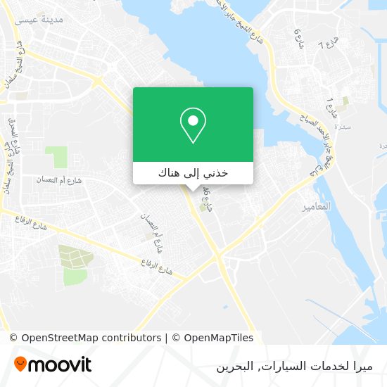 خريطة ميرا لخدمات السيارات
