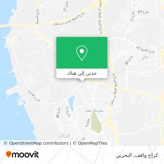 خريطة كراج واقف