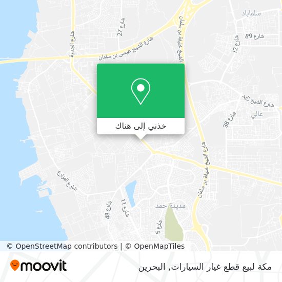 خريطة مكة لبيع قطع غيار السيارات