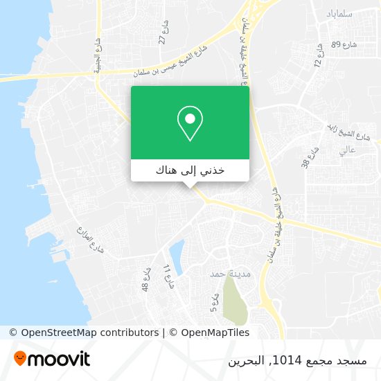 خريطة مسجد مجمع 1014