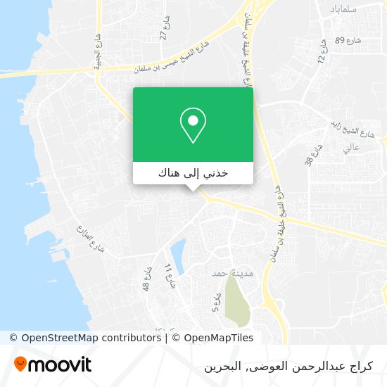 خريطة كراج عبدالرحمن العوضى