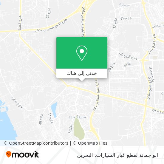 خريطة ابو جمانة لقطع غيار السيارات