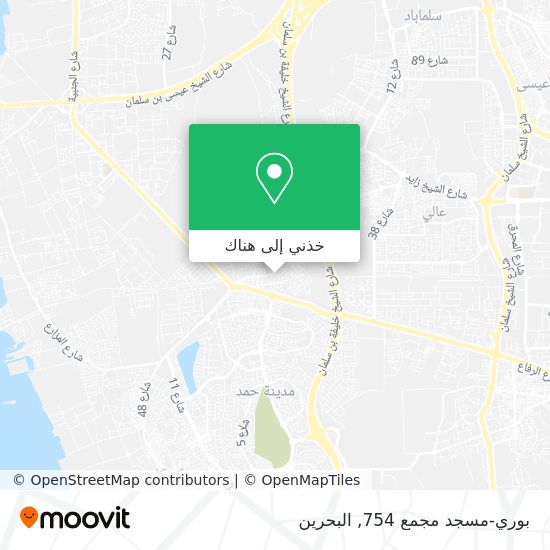 خريطة بوري-مسجد مجمع 754
