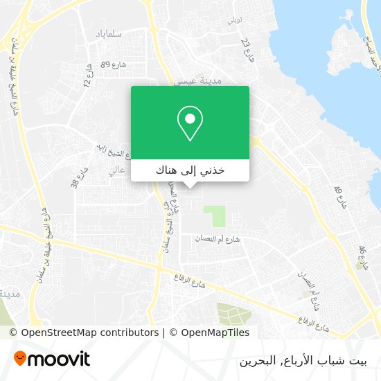 خريطة بيت شباب الأرباع