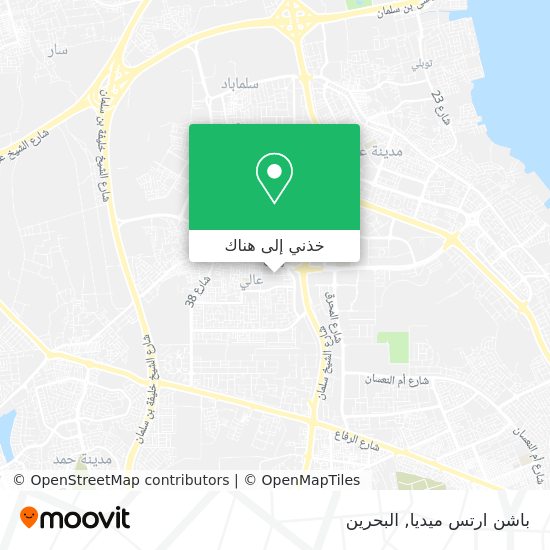 خريطة باشن ارتس ميديا