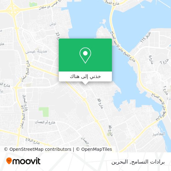 خريطة برادات التسامح