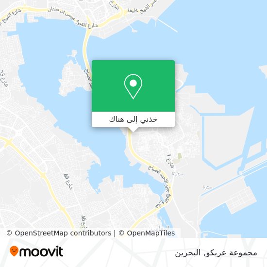 خريطة مجموعة عربكو