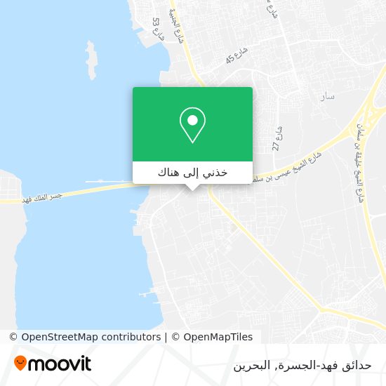 خريطة حدائق فهد-الجسرة