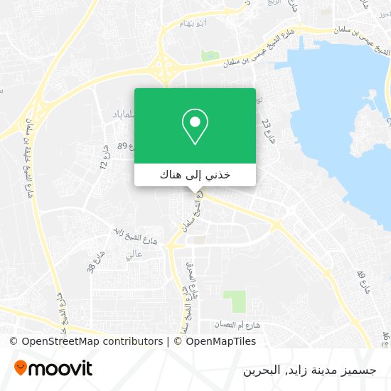 خريطة جسميز مدينة زايد