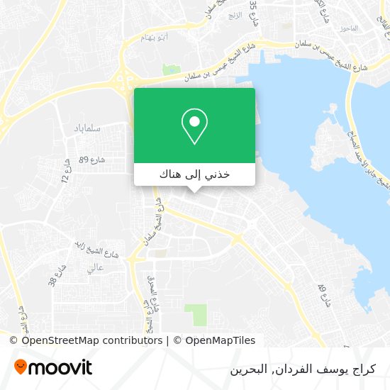خريطة كراج يوسف الفردان