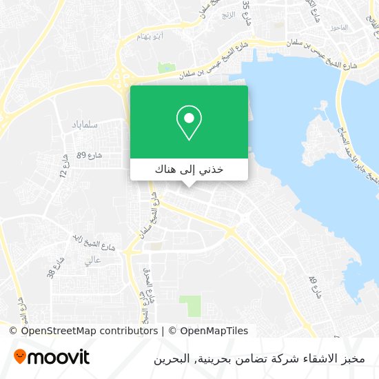 خريطة مخبز الاشقاء شركة تضامن بحرينية
