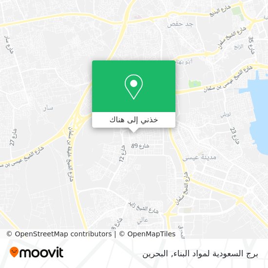 خريطة برج السعودية لمواد البناء