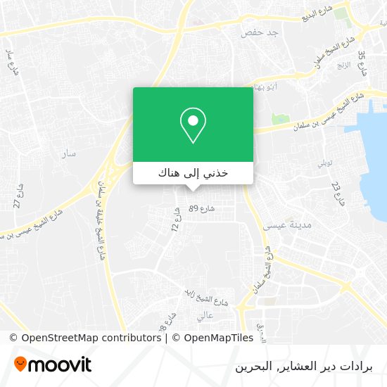 خريطة برادات دير العشاير