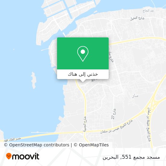 خريطة مسجد مجمع 551