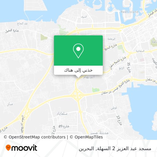 خريطة مسجد عبد العزيز 2 السهلة