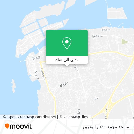 خريطة مسجد مجمع 531