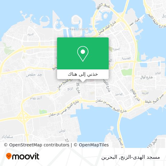 خريطة مسجد الهدى-الزنج