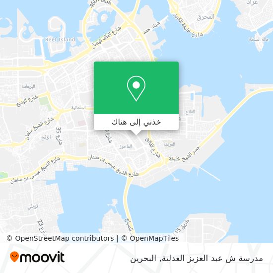 خريطة مدرسة ش عبد العزيز العدلية