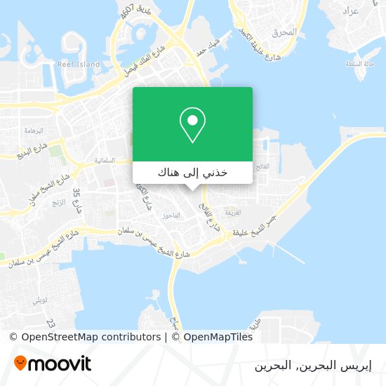 خريطة إيريس البحرين