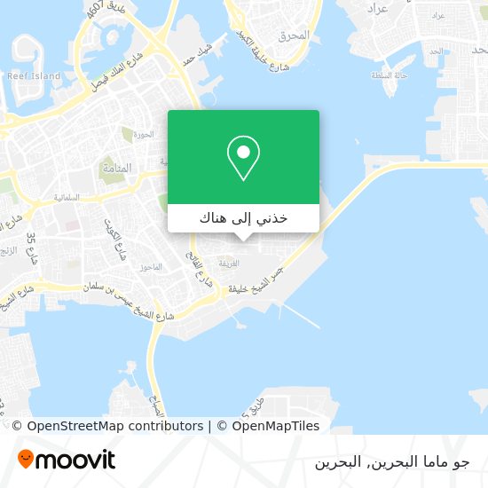 خريطة جو ماما البحرين