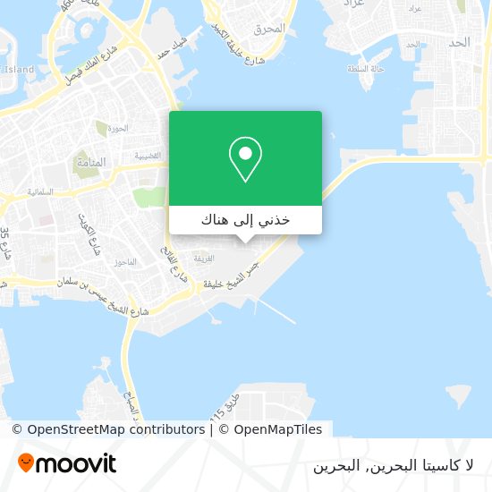 خريطة لا كاسيتا البحرين